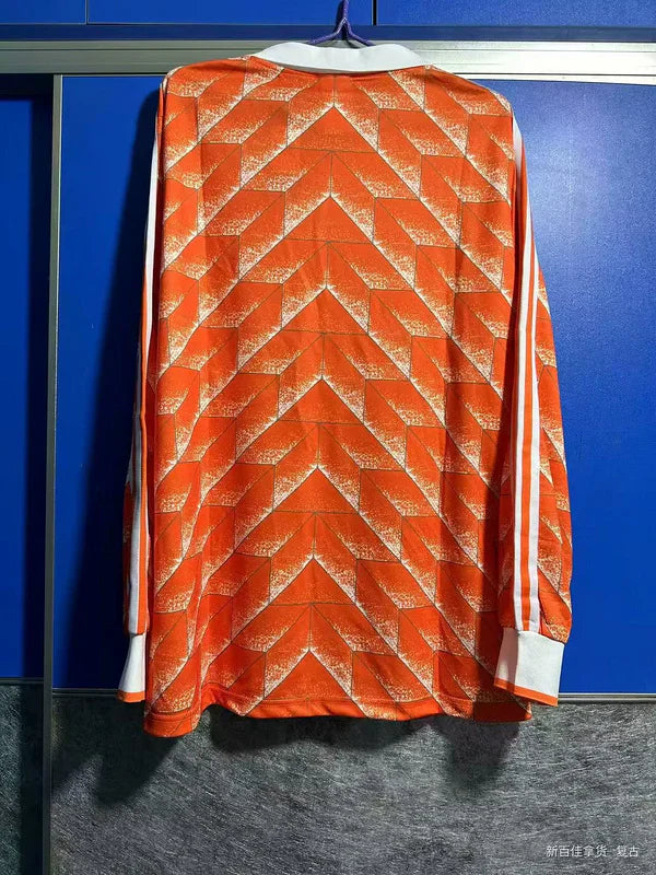 Netherlands Long Sleeve Home Shirt 1988