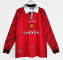 Camisa Manchester United manga longa Home 96/97