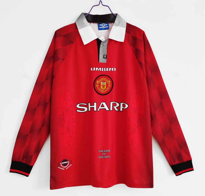 Manchester United Long Sleeve Home Shirt 96/97