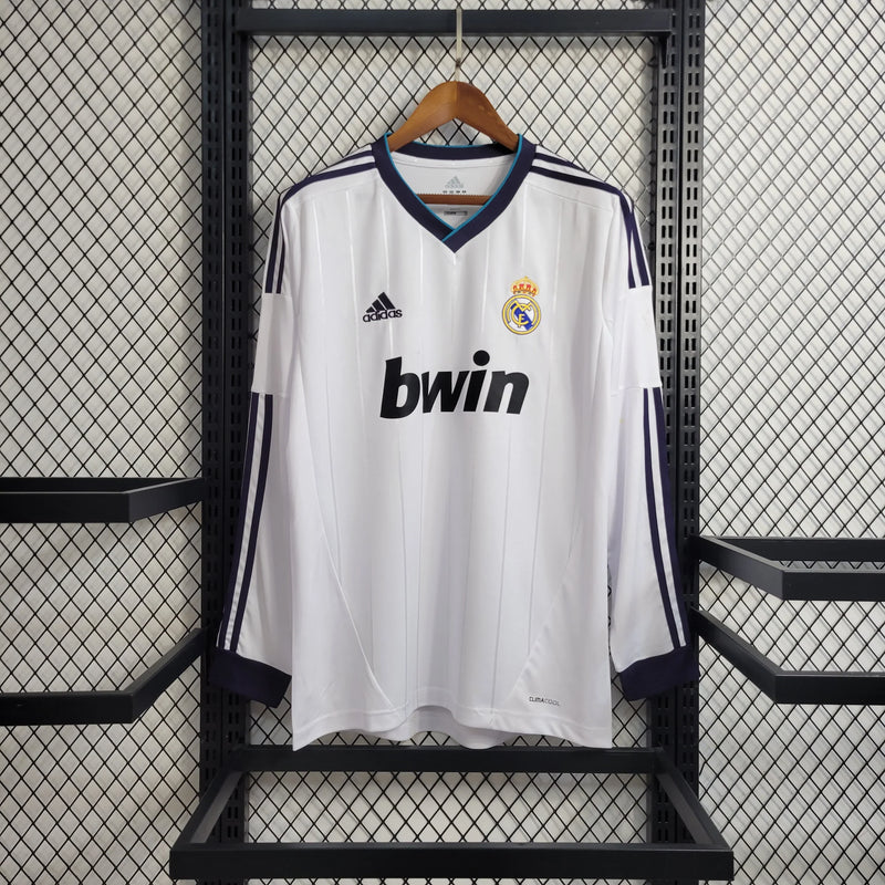 Real Madrid Long Sleeve Home Shirt 2012/13