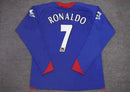 Manchester United Manga Longa Terceira Camisa 2006/07