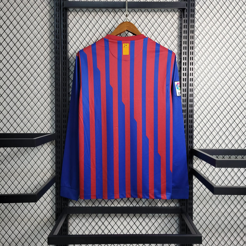 Barcelona Long Sleeve Home Shirt 2011/12