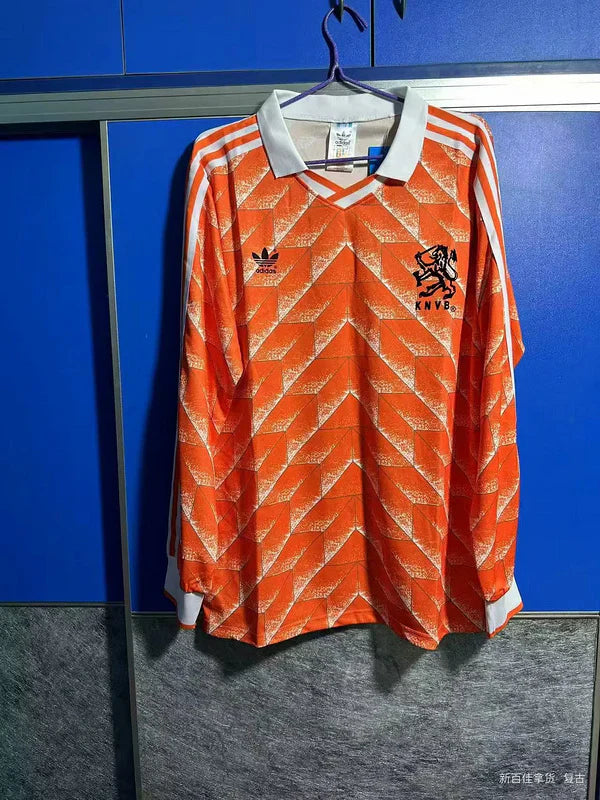 Netherlands Long Sleeve Home Shirt 1988