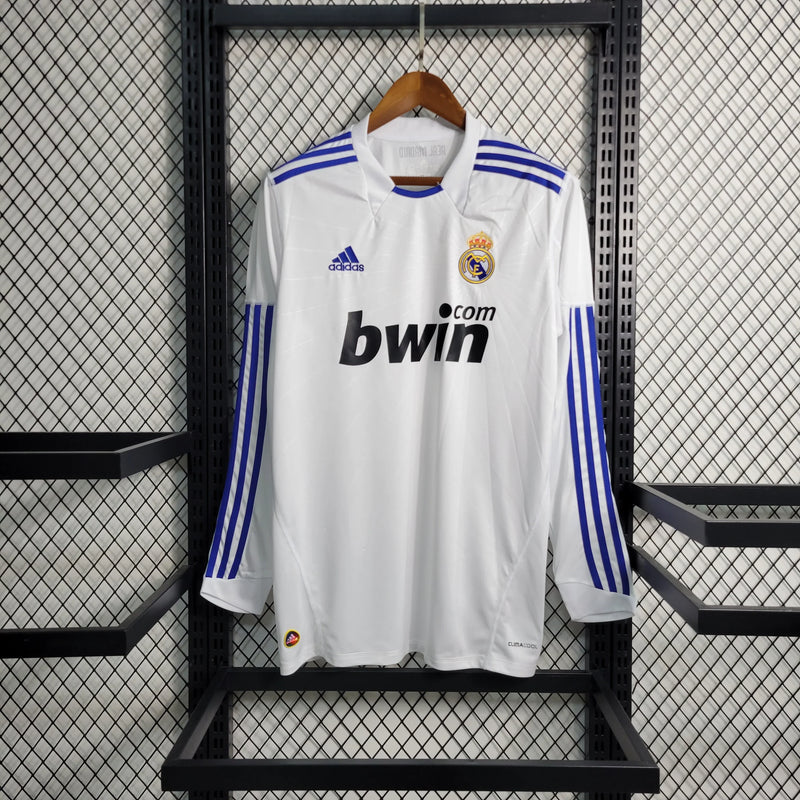 Real Madrid Long Sleeve Home Shirt 2010/11