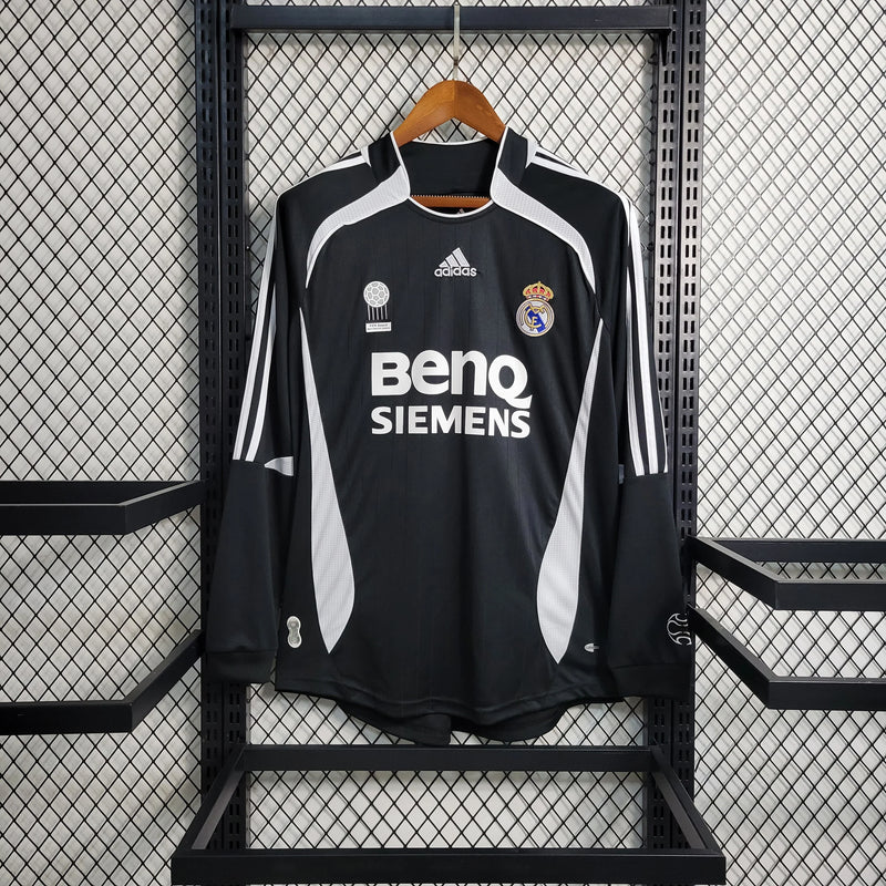 Real Madrid Long Sleeve Away Shirt 2006/07