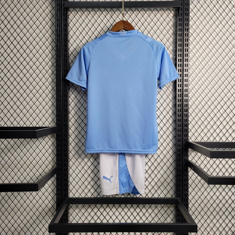 Manchester City 2023/24 Home Child Kit