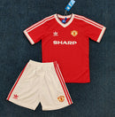 Manchester United 1984 Home Kit Infantil