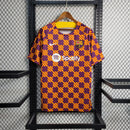 Barcelona Laranja Azul e Vermelho Roupa de Treino 2023/24