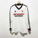 Camisa Manchester United manga longa 82/83 fora de casa