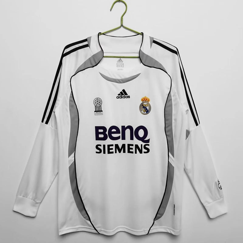 Real Madrid Long Sleeve Home Shirt 2006/07