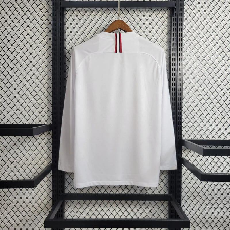 White PSG Long Sleeve 2018/19 Away Shirt