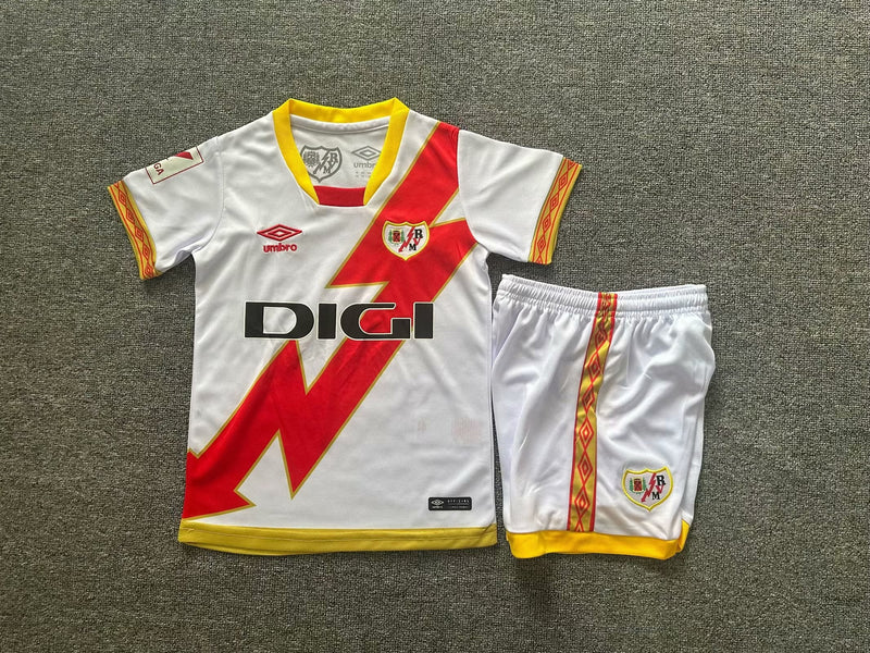 Rayo Vallecano 2023/24 Home Kids Kit