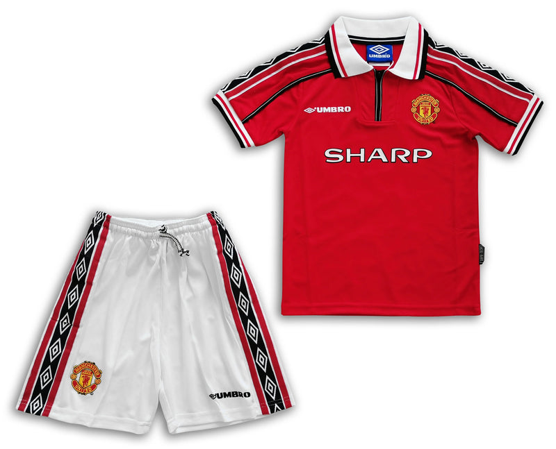 Manchester United 1988/89 Home Child Kit