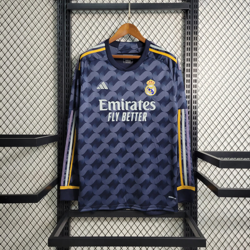 Real Madrid 2023/24 Long Sleeve Away Shirt