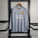 Manchester United GK Cinza Manga Longa 2007/08
