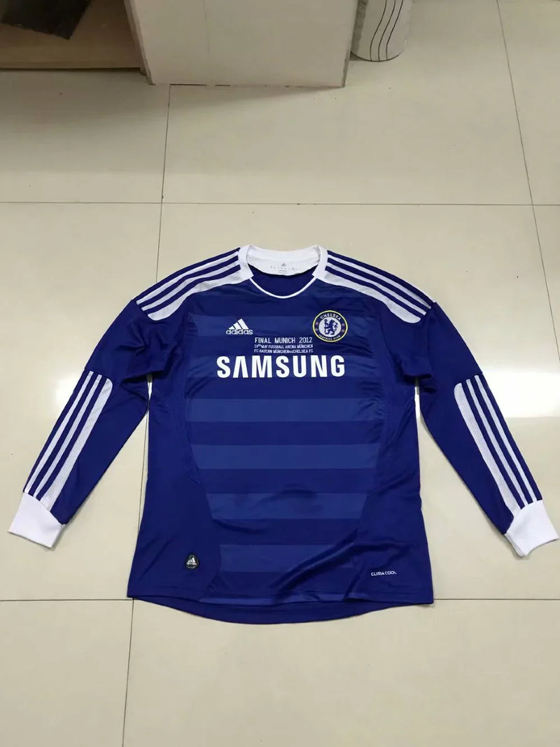 Chelsea Final Champions Long Sleeve Home Shirt 2011/12