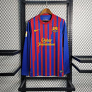 Camisa Barcelona Manga Longa Home 2011/12