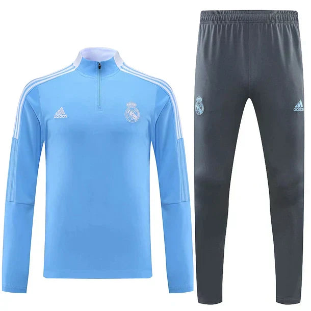 Sky Blue Real Madrid Tracksuit w/T-shirt