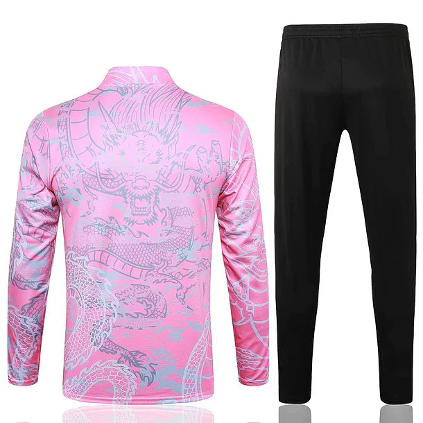 Pink Dragon Real Madrid Tracksuit w/T-shirt