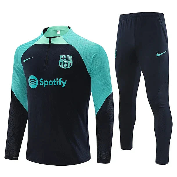 Barcelona Black and Blue Tracksuit w/shirt 2023/24