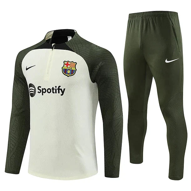 Barcelona Black and White Tracksuit w/shirt 2023/24