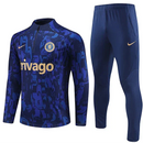Chelsea Dark Blue Tracksuit w/shirt 2023/24