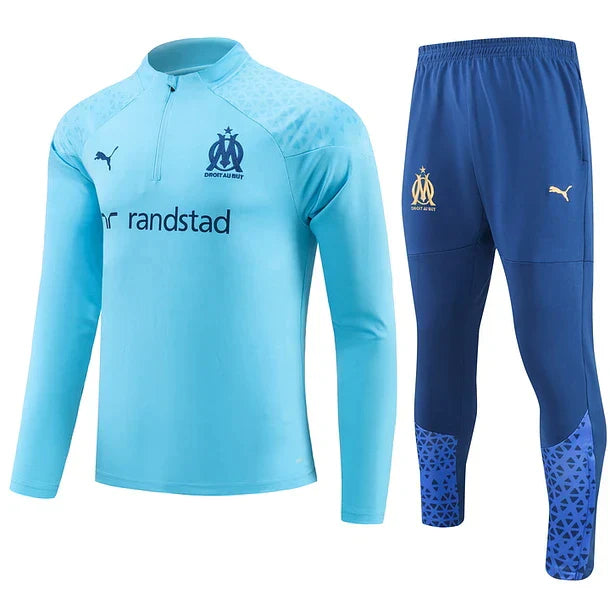 Marseille sky blue tracksuit w/shirt 2023/24