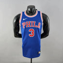 Philadelphia 76ers com gola redonda azul 