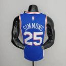 Philadelphia 76ers 75º aniversário azul 