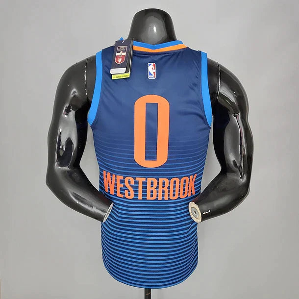 Oklahoma City Thunders Thunder Blue Stripes