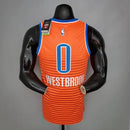 Oklahoma City Thunders Thunder Jordan Laranja 