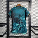 Camisa secundária feminina azul da Copa do Mundo da Alemanha 2022