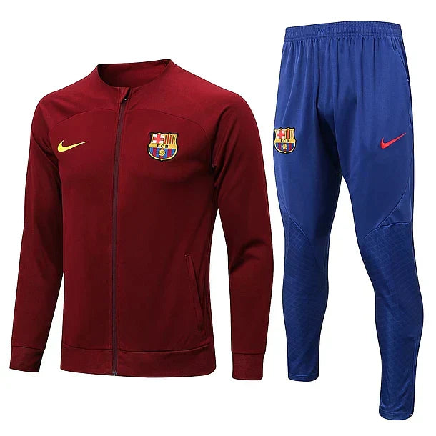 Red and blue Barcelona Tracksuit with Jacket