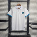 Polo Branco Azul Inglaterra 