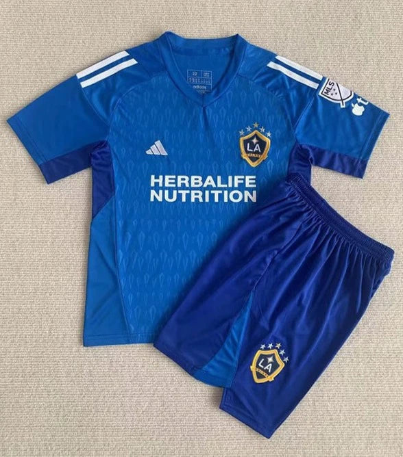 GK Blue LA Galaxy 2023/24 Children's Kit