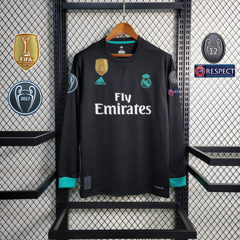 Real Madrid Long Sleeve Away Shirt 2017/18