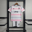 Kit infantil secundário da Juventus 2023/24