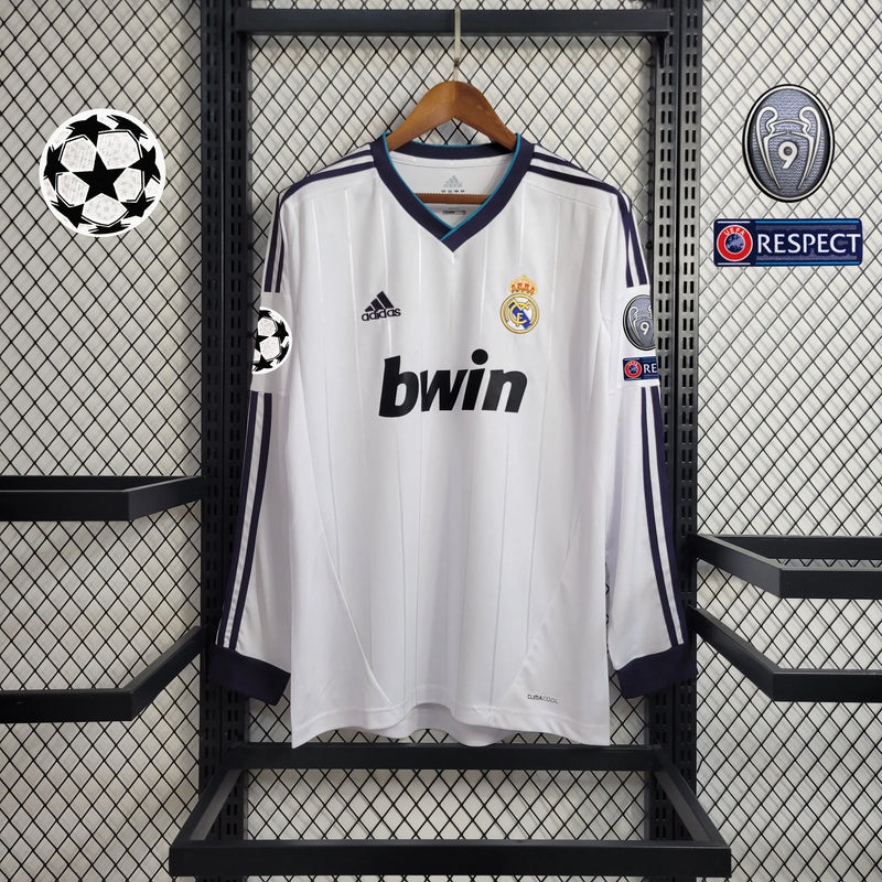 Real Madrid Long Sleeve Home Shirt 2012/13