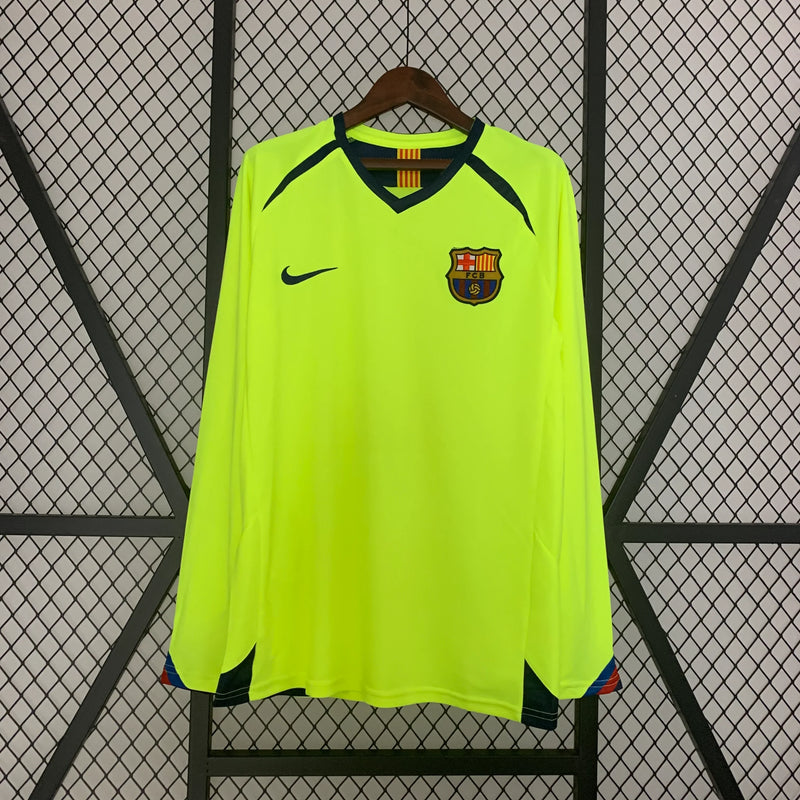 Barcelona Away Shirt Long Sleeve 2005/06