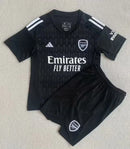 GK Preto Arsenal 2023/24 Kit Infantil