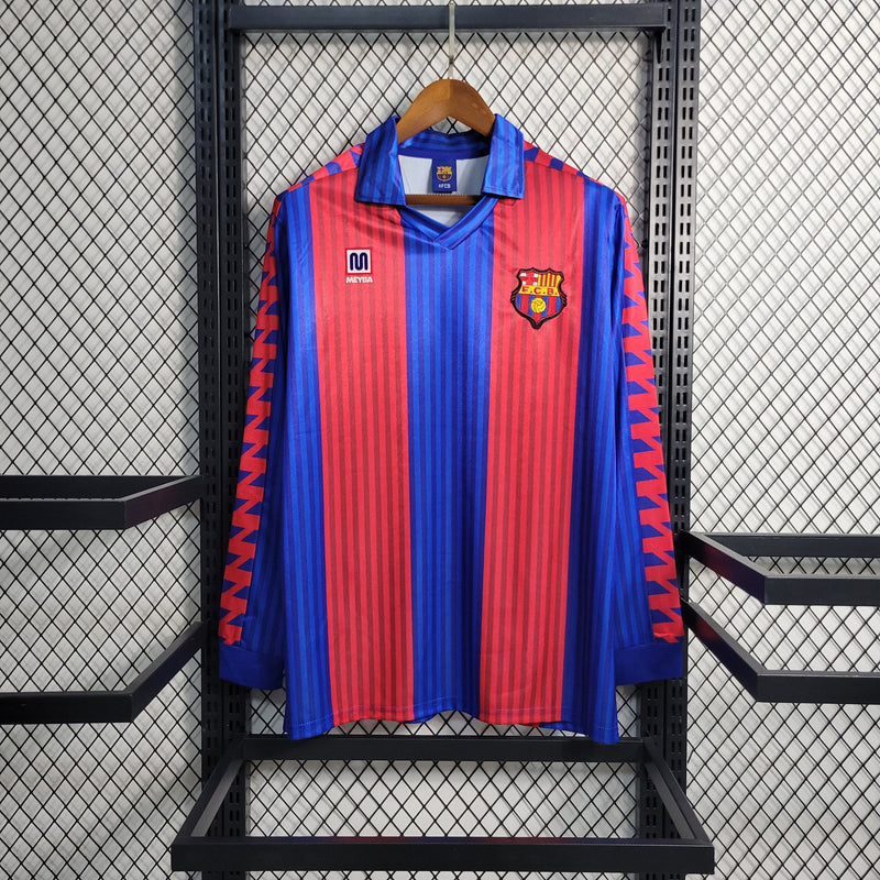 Barcelona Long Sleeve Home Shirt 1989/92