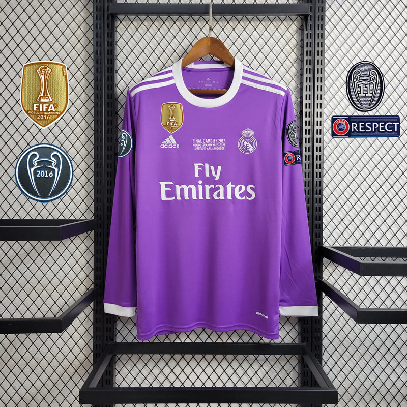 Real Madrid Long Sleeve Away Shirt 2016/17