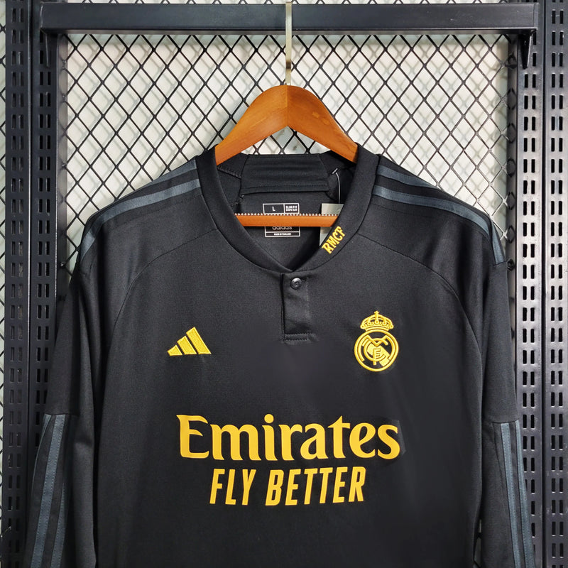 Terceira Camisola Real Madrid 2023/24 Manga Comprida