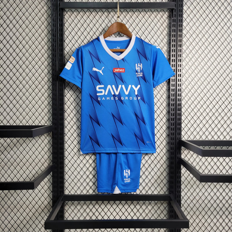 Al-Hilal Home Child Kit 2023/24