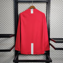 Camisa Manchester United Final Champions Manga Longa Home 2007/08