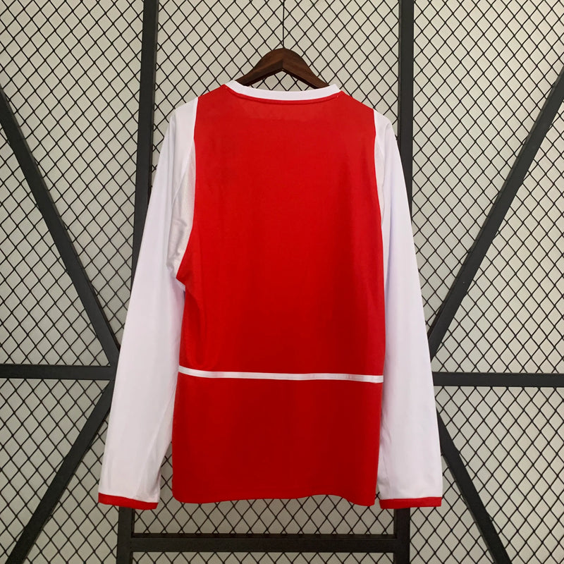 Arsenal Long Sleeve Home Shirt 2002/04