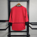 Camisa Manchester United Manga Longa Home 2002/04