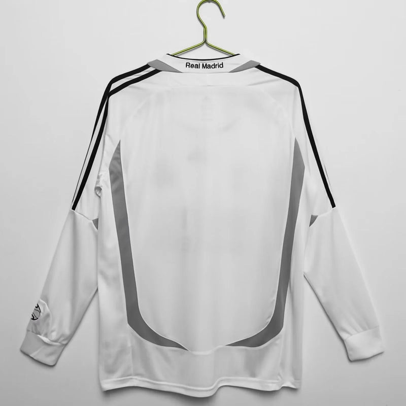 Real Madrid Long Sleeve Home Shirt 2006/07