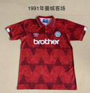 Camisa secundária do Manchester City 1991/92