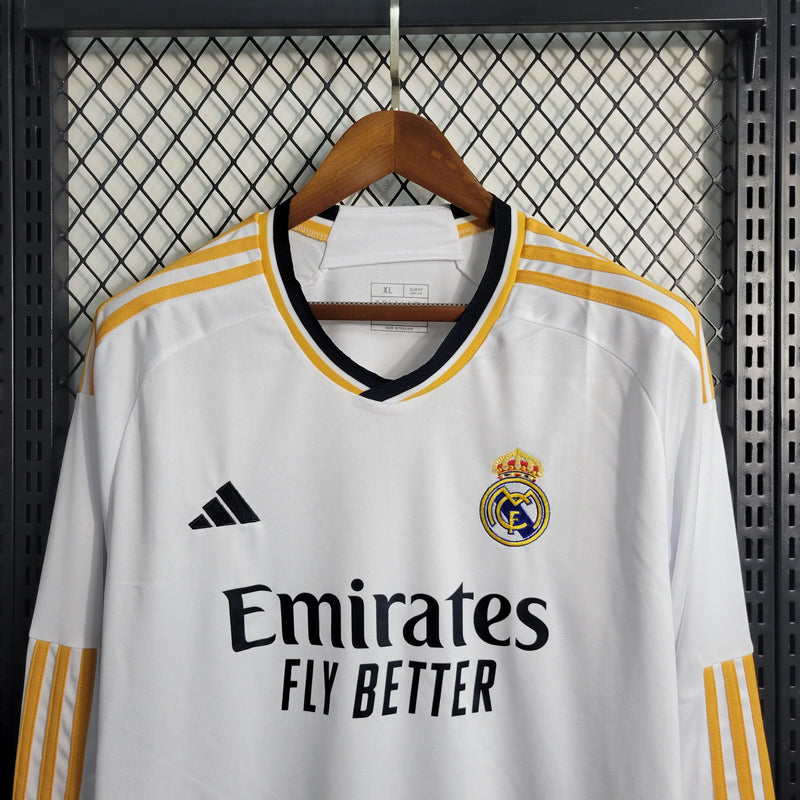 Real Madrid 2023/24 Long Sleeve Home Shirt